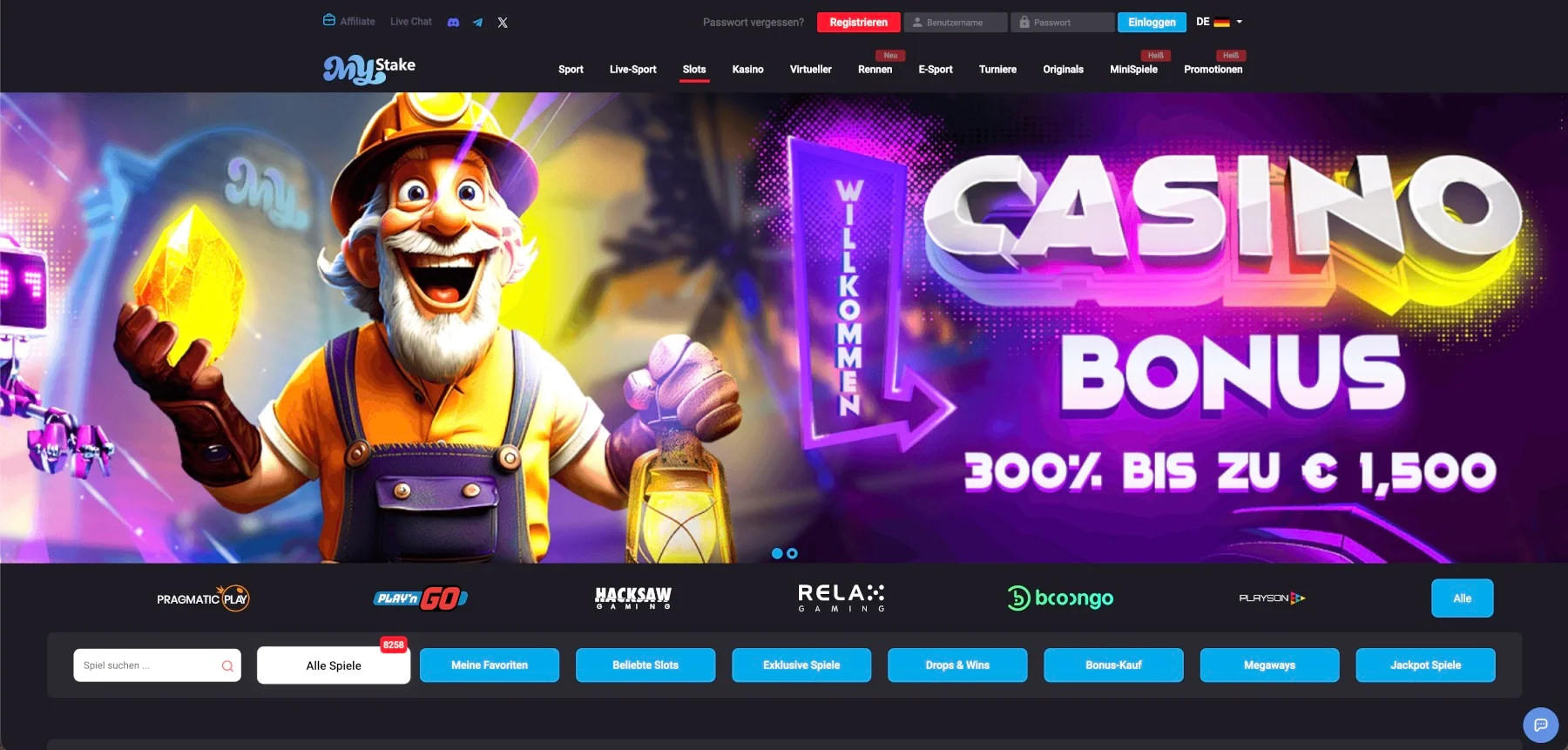 Mystake Casino Bonus